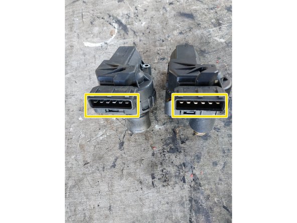 
check that there are the same number of pins on the socket
