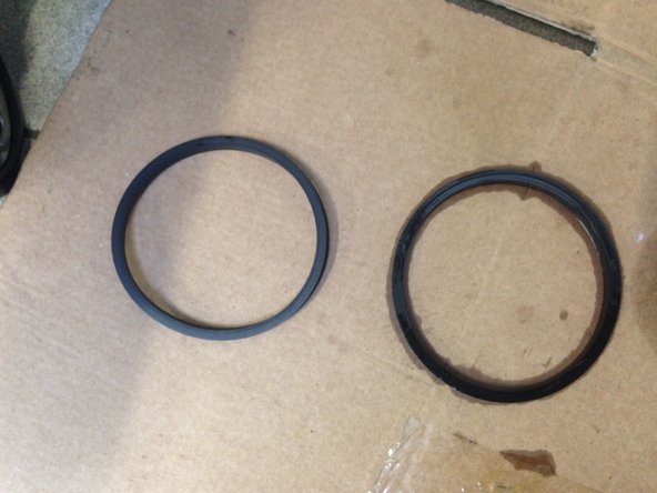 Remplacer le joint du filtre