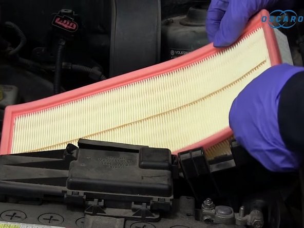 Réinstaller le nouveau filtre à air