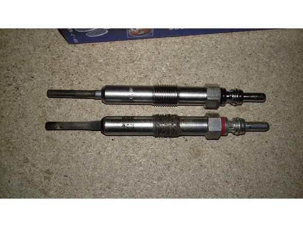 Comparaison des deux bougies.