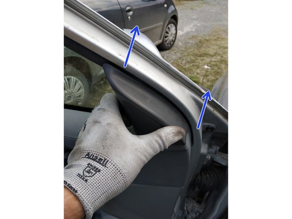 appuyer pour fixer le cache