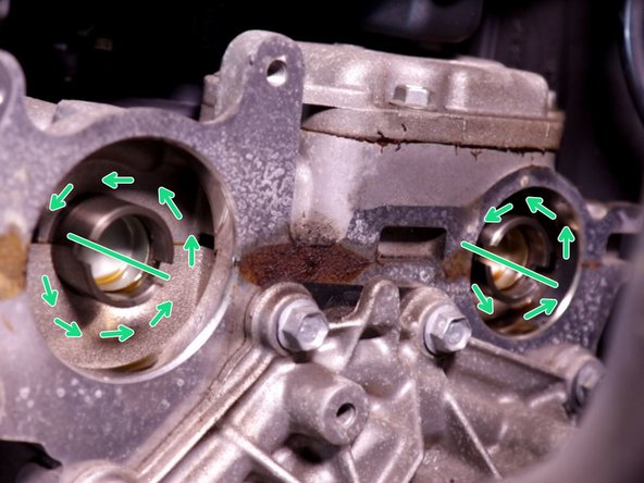 La fente doit être excentrée vers le bas