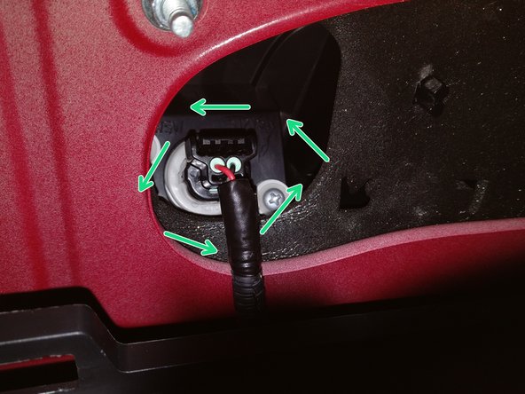 Tourner le support gris dans le sens antihoraire d'1/4 de tour pour le demonter