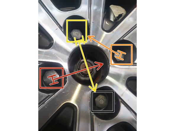 recommandation : Pour appliquez le serrage utilisez le schéma donné 1° possèdez une clé dynamométrique et utilisez l'outil en serrant a 120 NM