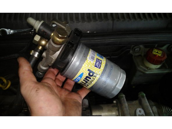 Remplacement filtre à gasoil