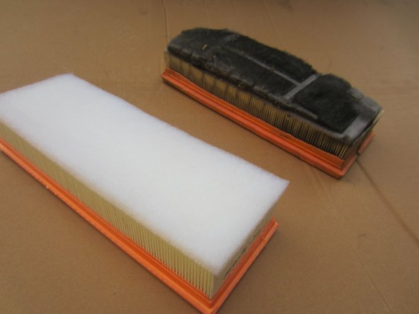 Vérifier la correspondance entre le filtre à air neuf et l'ancien