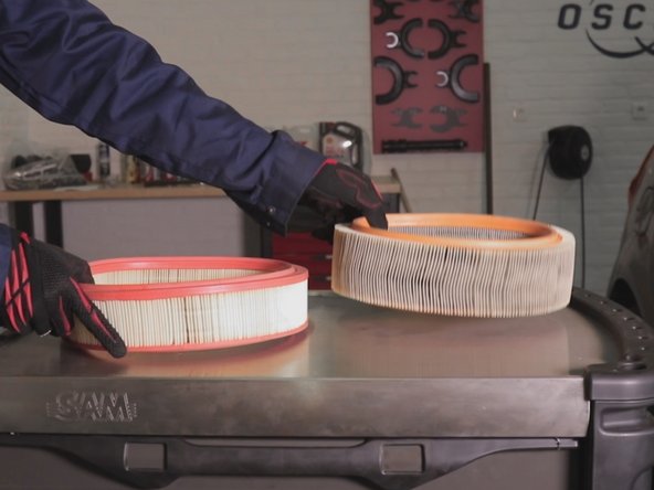 Comparer l'ancien et le nouveau filtre à air(diamètre,hauteur )