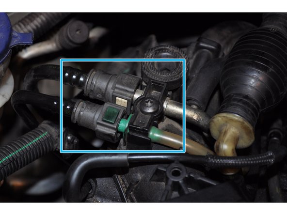 
Disconnect the diesel hoses
