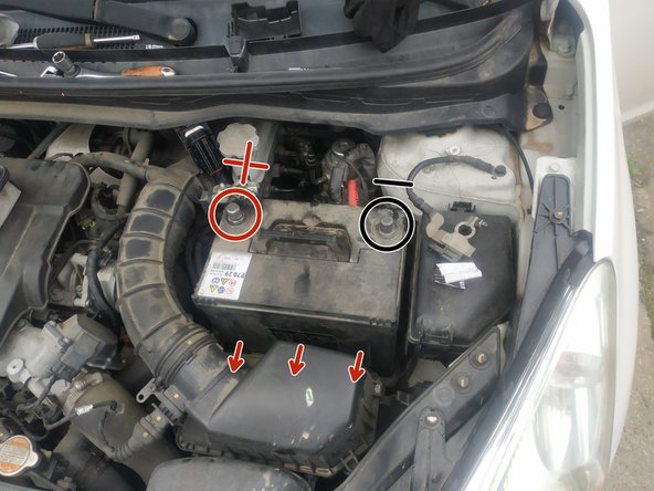 poser la batterie dans le bon sens