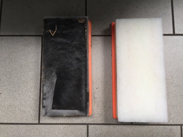 Vérifier la correspondance entre l'ancien et le nouveau filtre à air