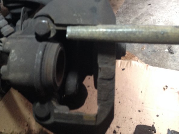 
Clean the pad area on the bracket
