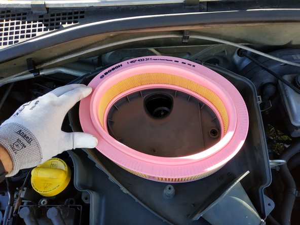 mettre le filtre en place