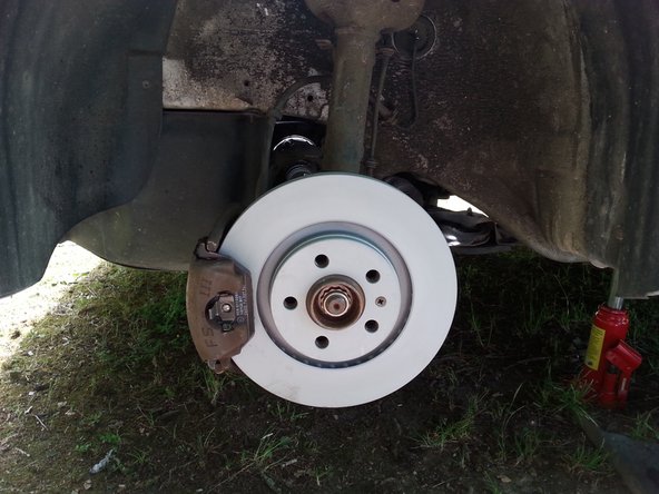 Repositionner l'étrier en commençant par le bas