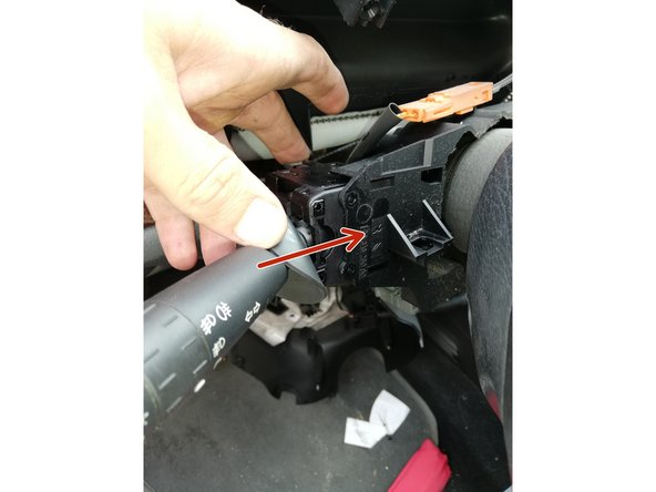 
Replace the switch in its housing
