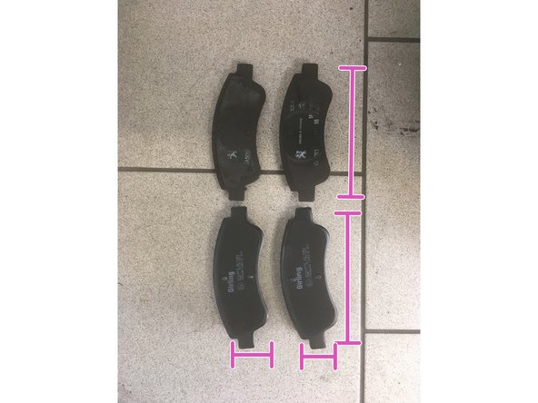 Vérifier que les plaquettes corresponde