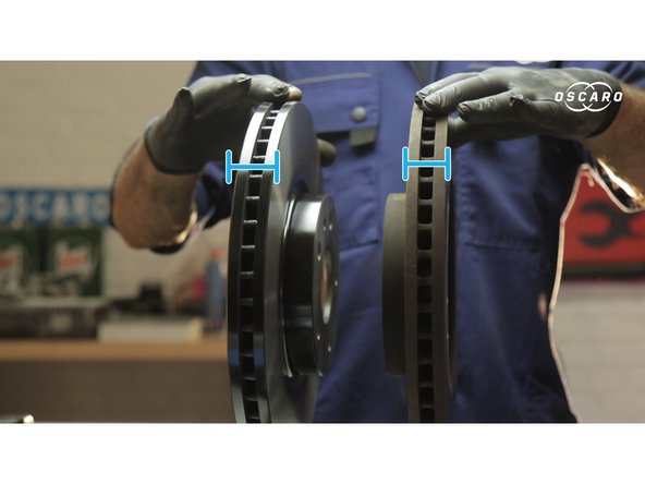 Comparer les dimensions du nouveau disque avec l'ancien