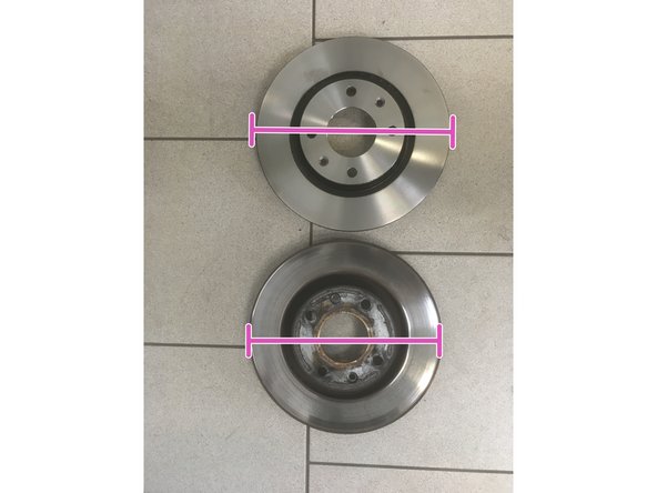 Vérifier que les disques corresponde