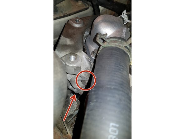 et 2 vers l'habitacle.