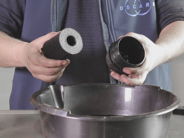 Retirer le filtre de la cloche