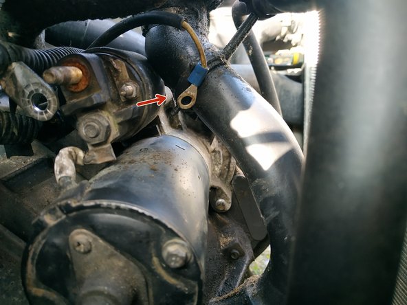 faire de même pour le fil d'excitation, clé de 8mm