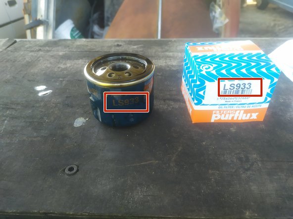 comparer le filtre neuf avec le filtre usagé (taille, diamètre, référence)