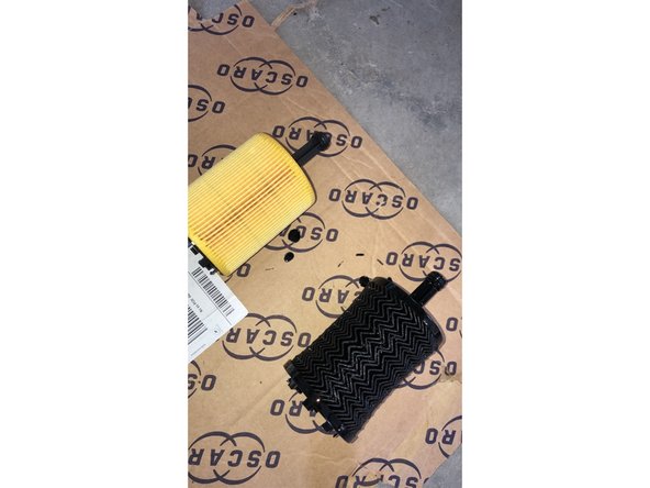 Comparer l'ancien et le filtre neuf