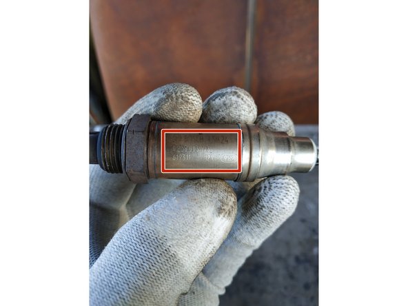 
note the reference on the original probe
