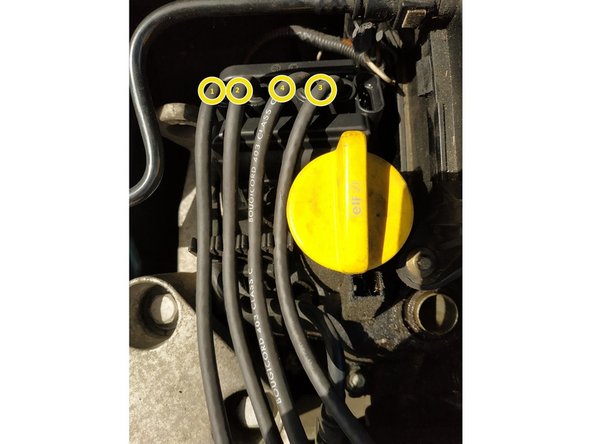 les cylindres se suivent sur le moteur