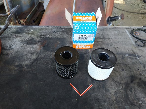 comparer l'ancien filtre avec le nouveau