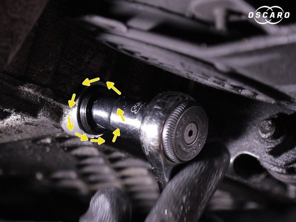 Serrer le bouchon de carter