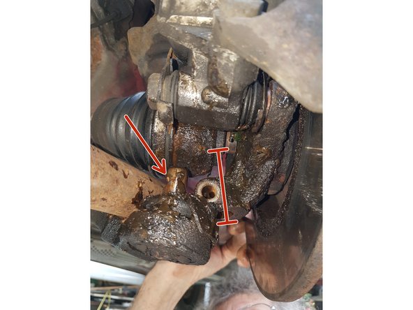 La rotule s'enleve par le bas.