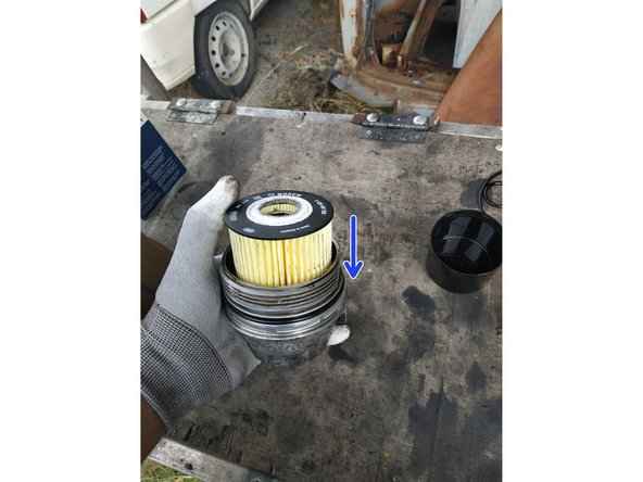 installer le filtre dans la cloche