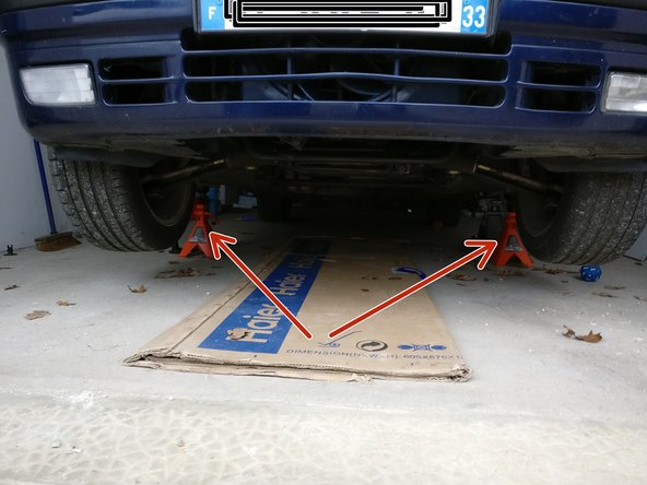 Mettre la voiture sur chandelle pour votre sécurité