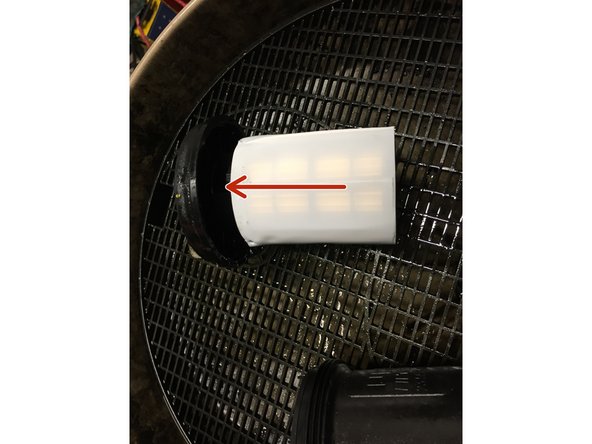 Monter le nouveau filtre