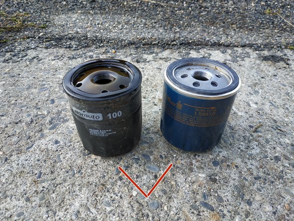 comparer le nouveau filtre avec l'ancien (taille, diamètre, forme, référence)