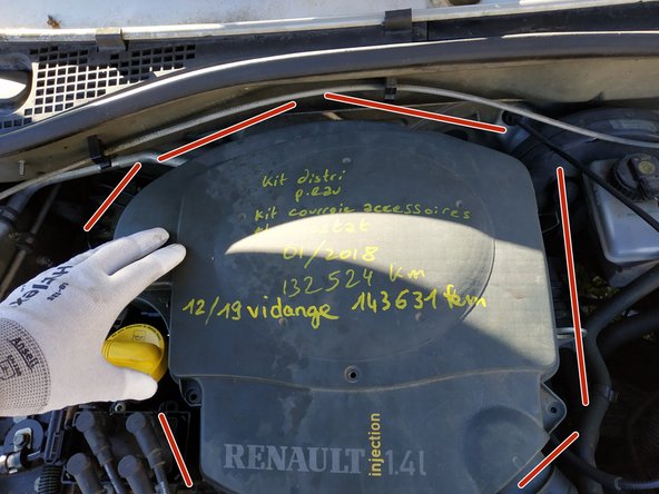 présenter le couvercle