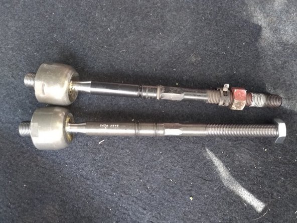 
Compare the new ball joint with the old one to verify that they are identical.
