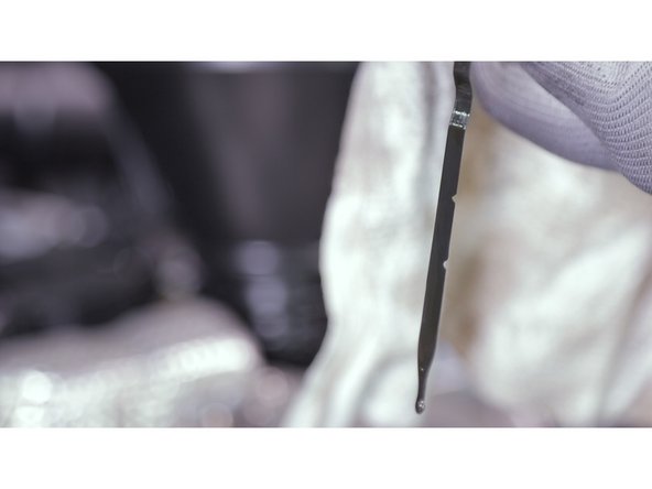 Replonger la jauge et vérifier le niveau