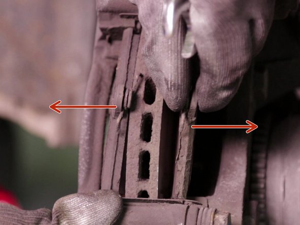 
Remove the brake pads
