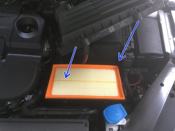 Refermer la boite à air