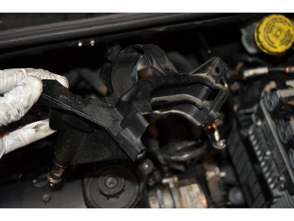 
Remove the diesel filter support
