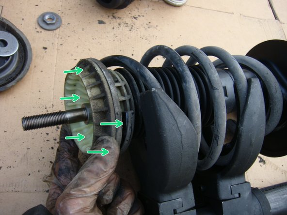 
Place the stop on the top of the spring
