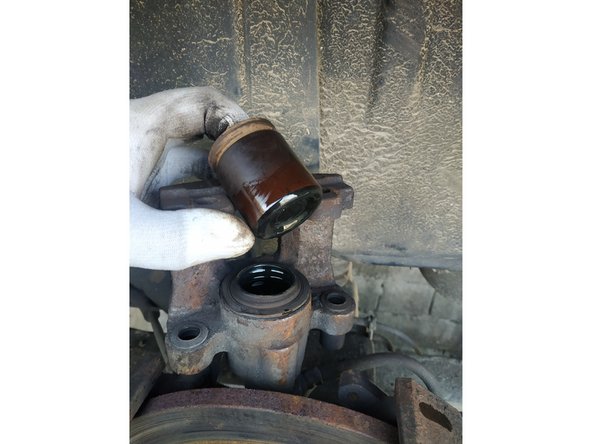 retirer les colonnettes, sortir l'étrier et retirer le piston