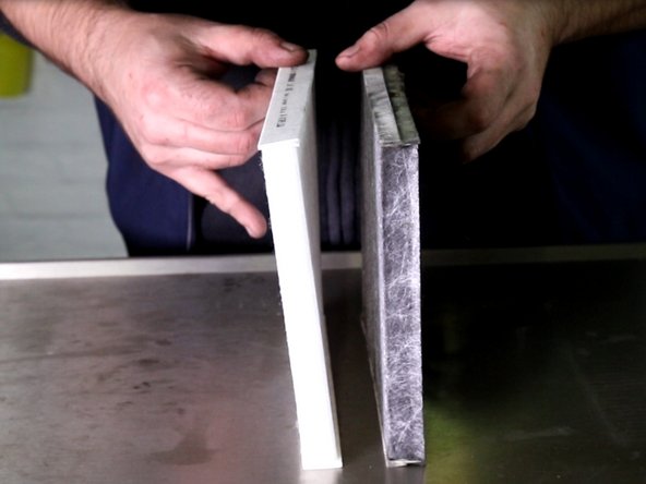 Comparer l'ancien et le nouveau filtre habitacle ( longueur,largeur,hauteur)