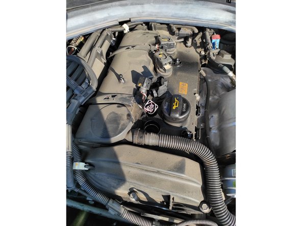 connecter le faisceau au bobines et abaisser le clips