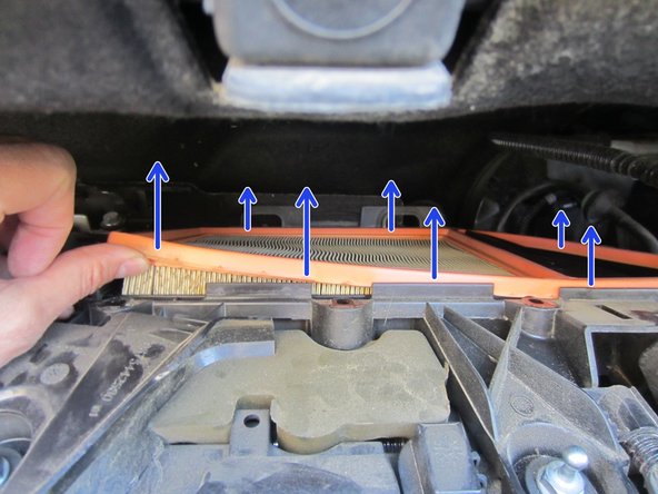 Retirer l'ancien filtre