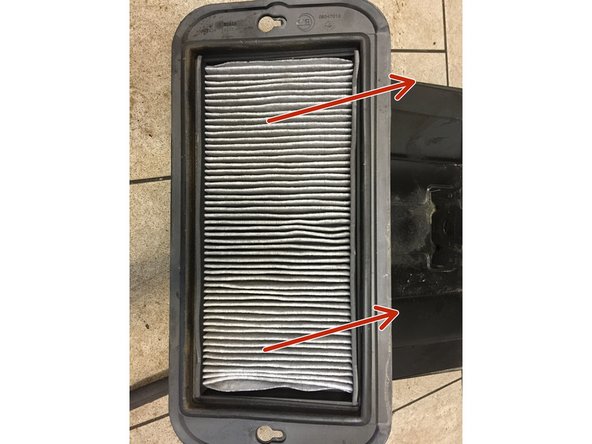 Retirer le filtre habitacle