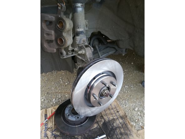 Dégraisser les disques sur les 2 faces