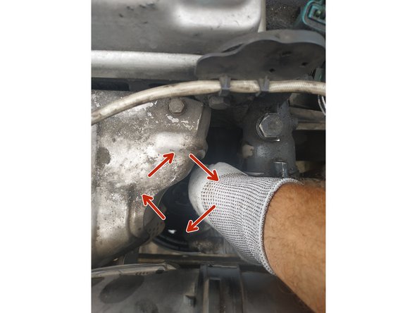 
mount the bell and screw by hand
