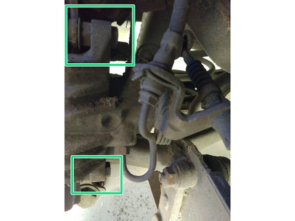 Ecrou tenant l'étrier